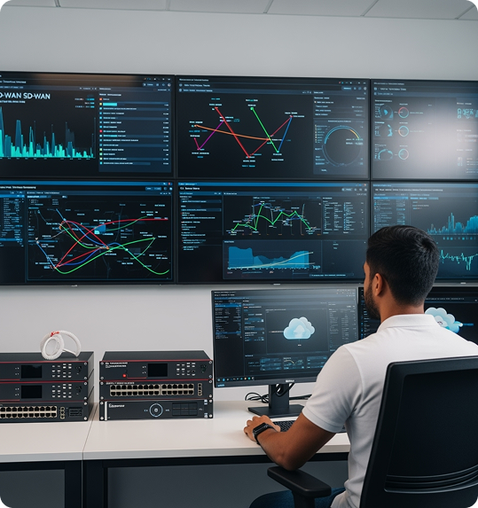 Professional Man with Device