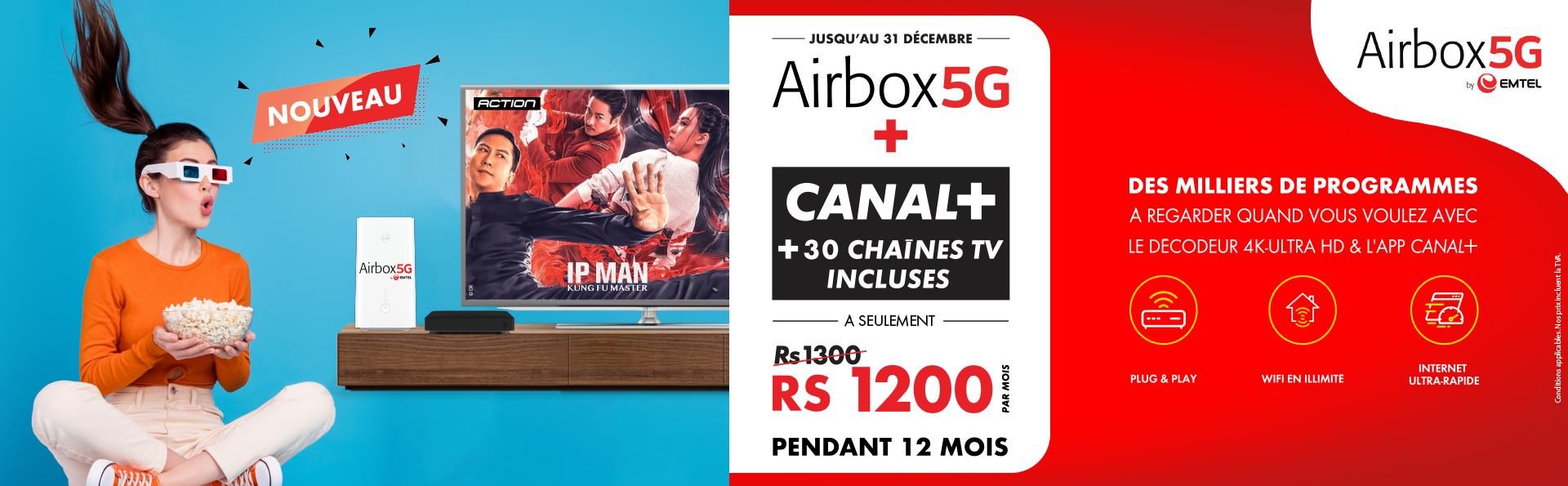Airbox5G and CANAL+ Offer 