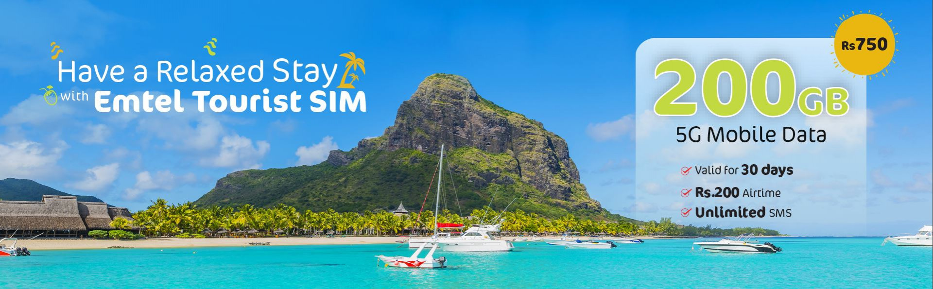 Emtel Tourist SIM