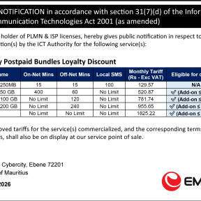 Postpaid Bundles Loyalty Discount
